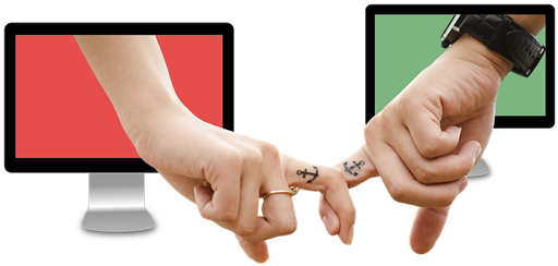 Png Women Looking For Men - One New Notification : You Are In Love [book] (645x417), Png Download