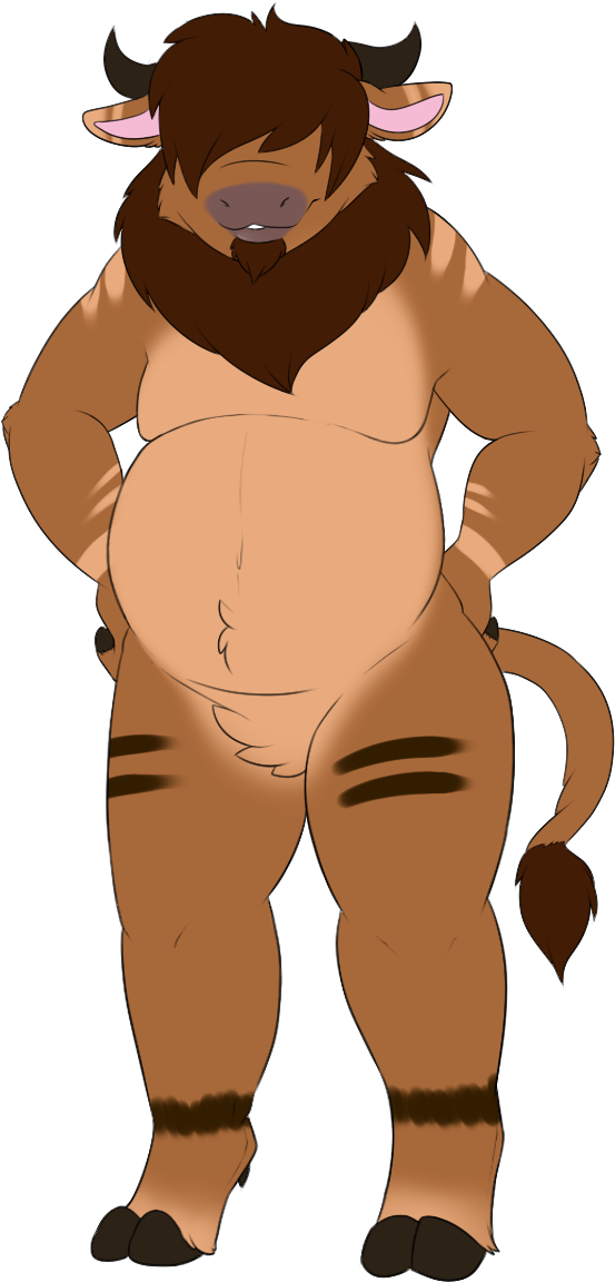 Daddy Moo - Cartoon (621x1169), Png Download