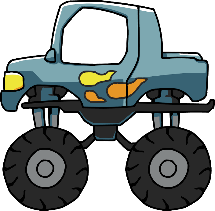 Monster Truck - Clipart Monster Truck Png (704x691), Png Download