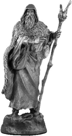 Merlin Figurine - Figurine (555x555), Png Download