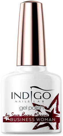 Business Woman Gel Polish By Sara Boruc Mannei - Indigo Nails (600x600), Png Download