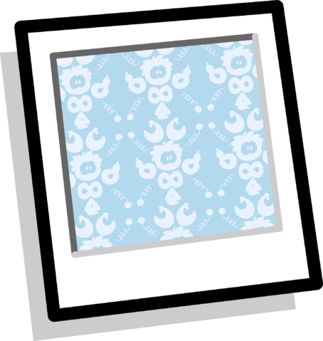 Puffle Print Background Icon - Icon (454x479), Png Download