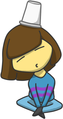 Frisk Head Png - Frisk Head (358x427), Png Download
