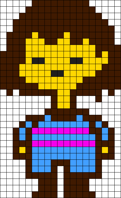 Download Undertale Frisk Perler Bead Pattern / Bead Sprite - Undertale ...