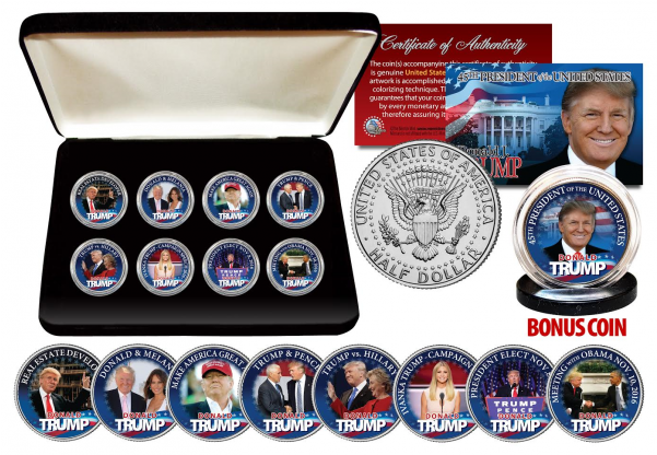 Donald Trump Official Jfk Kennedy Half Dollars Ultimate - Ivanka Trump Presidential First Daughter 24k Gold Clad (600x600), Png Download