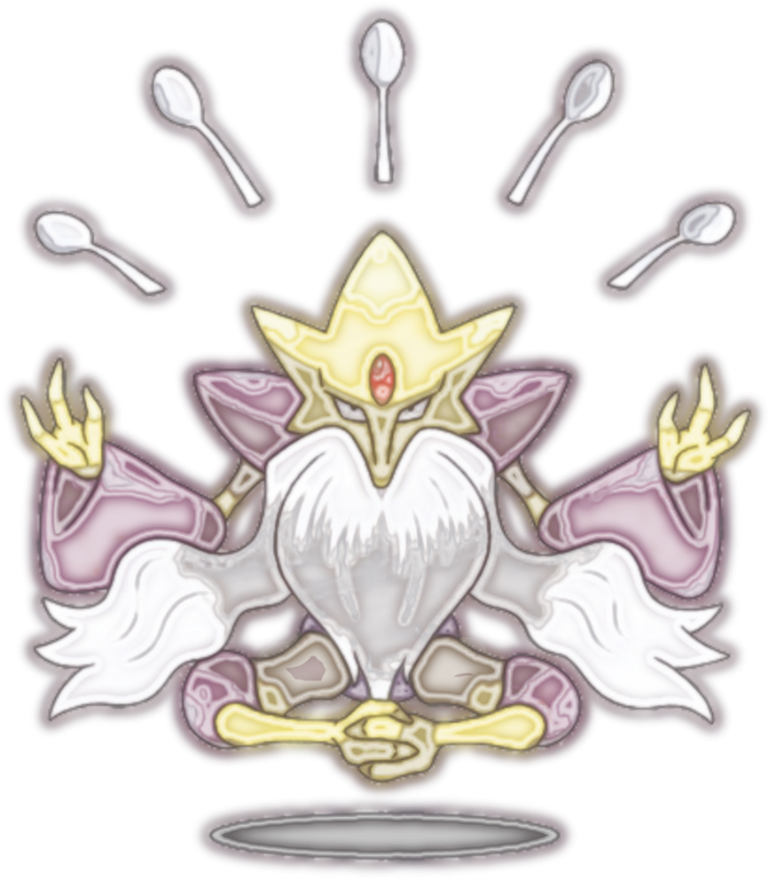 Alakazam Meditation (1024x1024), Png Download