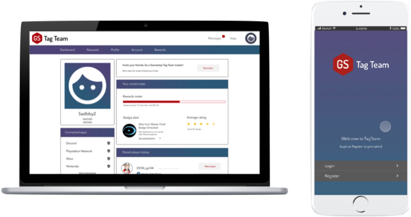 Gamestop Tag Team No Background - Portable Network Graphics (1000x573), Png Download