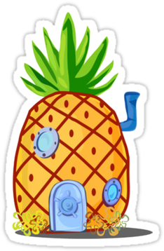 Spongebob House Png (375x360), Png Download