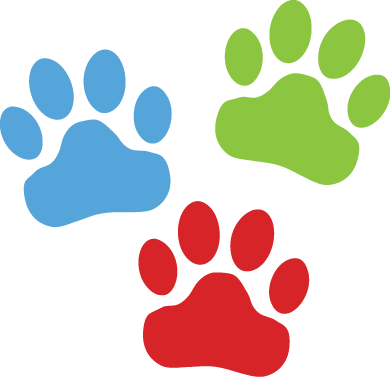 Postado Por Meu Pet Às - Cat Footprints (390x377), Png Download