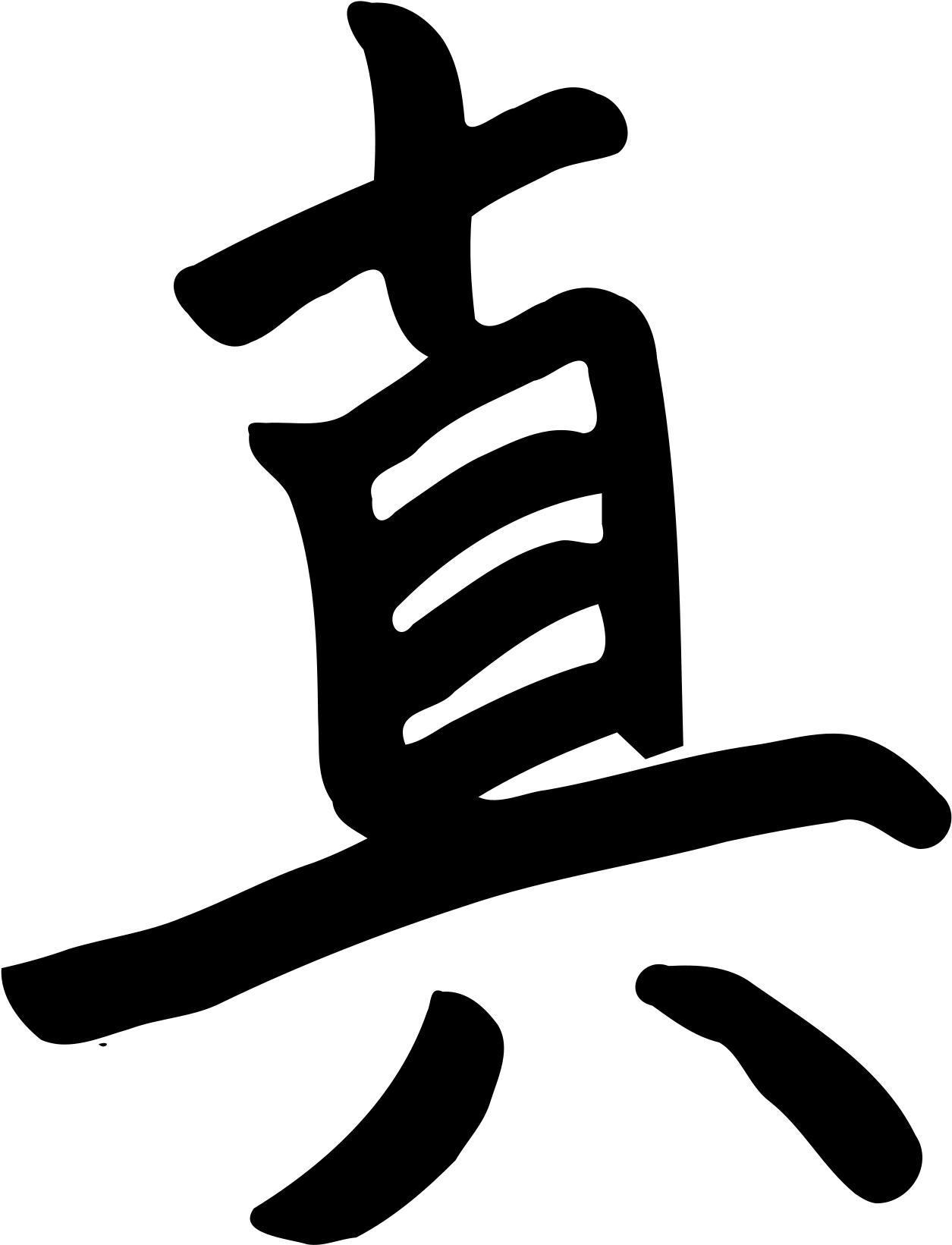 Open - Kanji For Truth (2000x1798), Png Download
