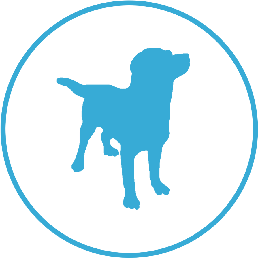 Get A Dog - Custom Dog Silhouette Throw Blanket (2048x2048), Png Download