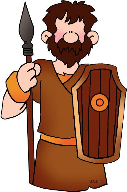 Roman Barbarian - Barbarians Clipart Png (424x648), Png Download