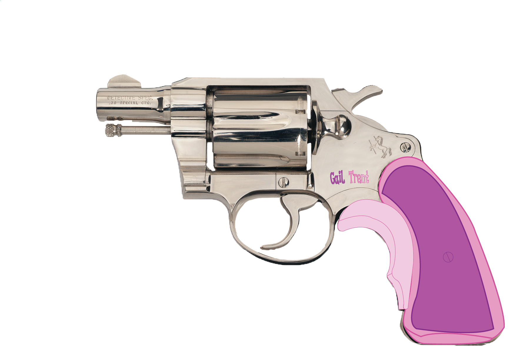 Gail Trent's Colt Detective Special Revolver - Colt Detective Special (1760x1246), Png Download