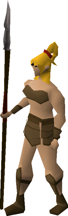 Barbarian - Runescape Barbarian Woman (231x730), Png Download