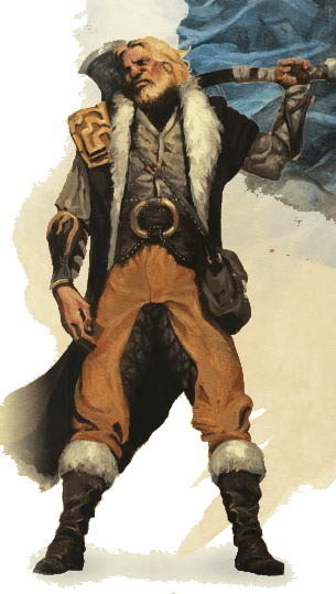 Barbarian - Dnd Barbarian (305x539), Png Download