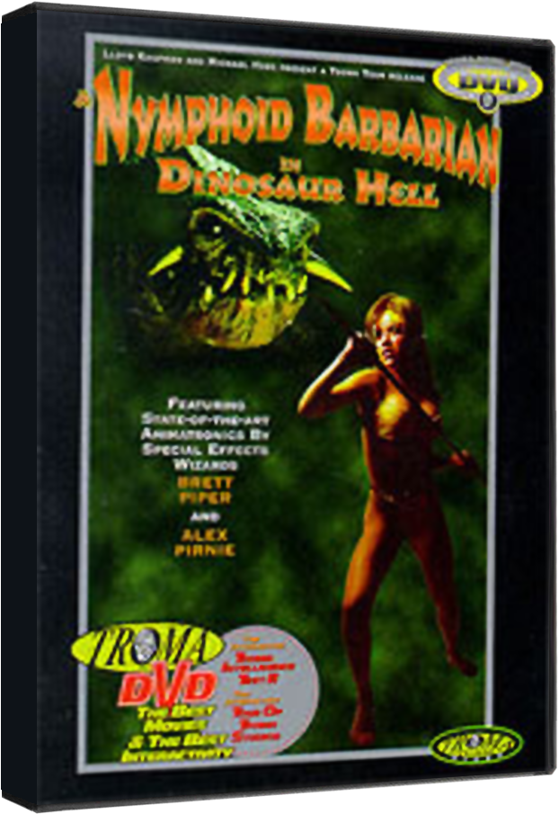 A Nymphoid Barbarian In Dinosuar Hell [dvd] - Nymphoid Barbarian In Dinosaur Hell (1000x1000), Png Download