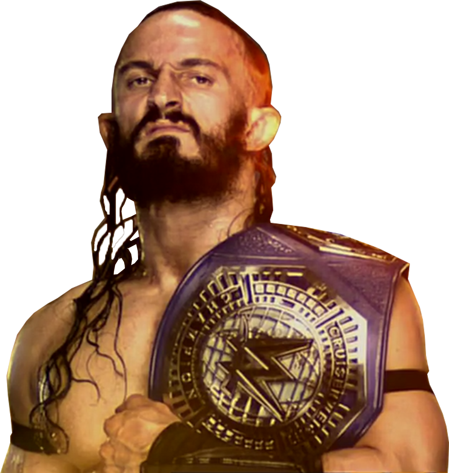 Neville - Neville Cruiserweight Championship Png (1444x1510), Png Download