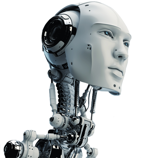 Robotheadabout - Industrial Revolution Are We Ready (450x504), Png Download