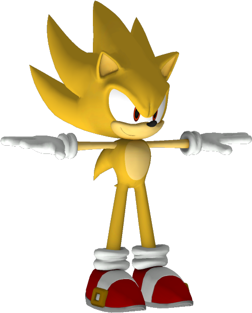 Super Sonic Ps3xbox - Sonic The Hedgehog (750x650), Png Download