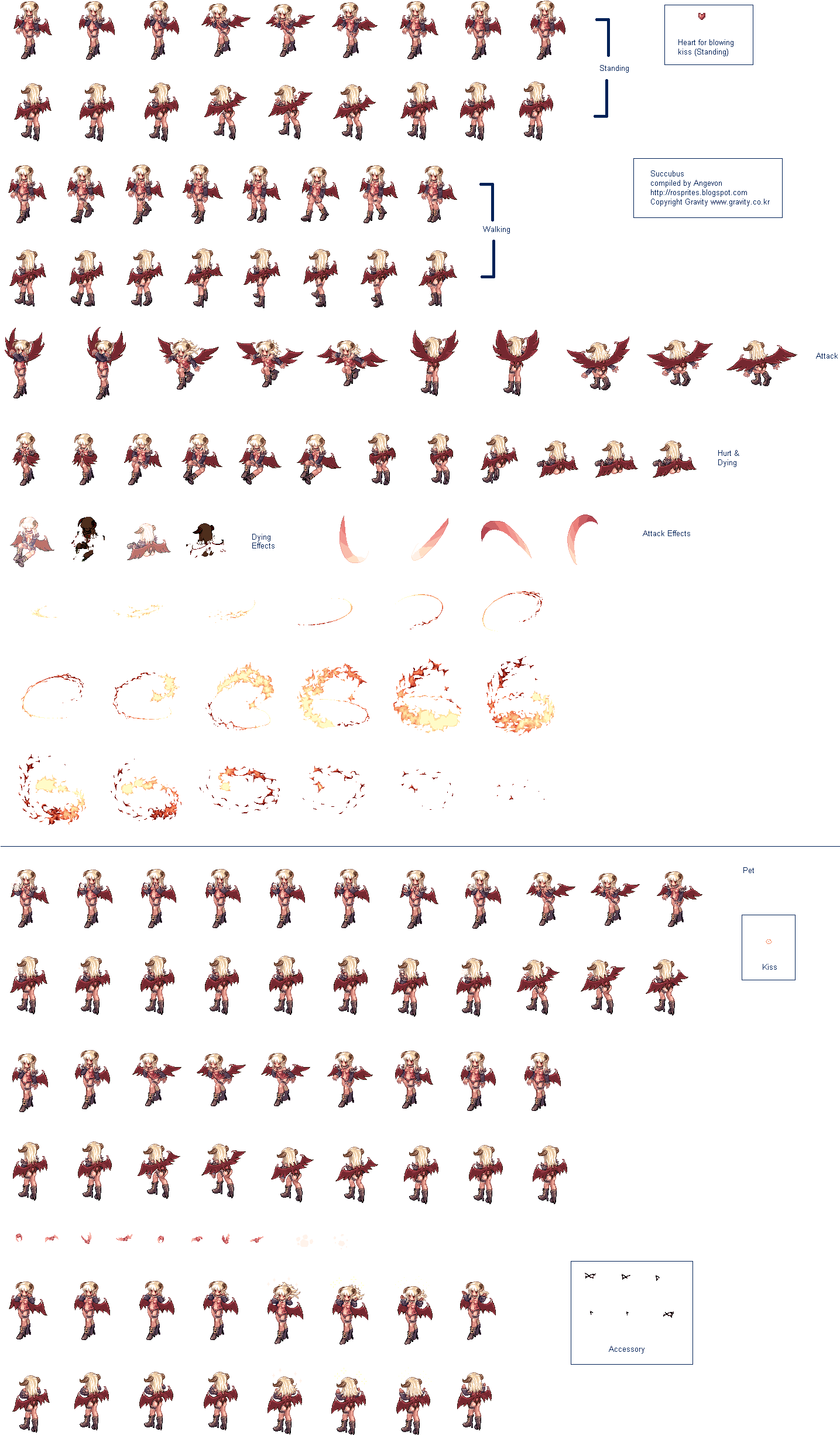 Succubus - Succubus Sprite (1434x2477), Png Download