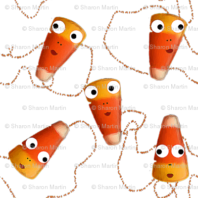 Cute Candy Corn - Candy Corn (400x400), Png Download