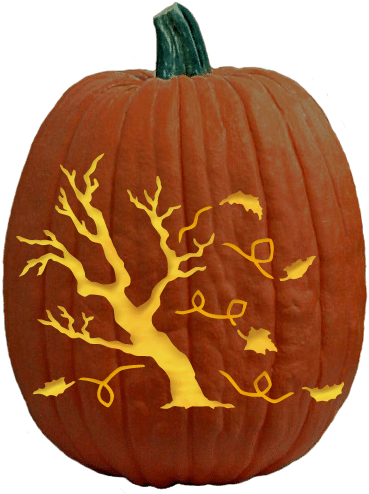 Autumn Winds Pumpkin Carving Pattern - Jack-o'-lantern (1200x630), Png Download