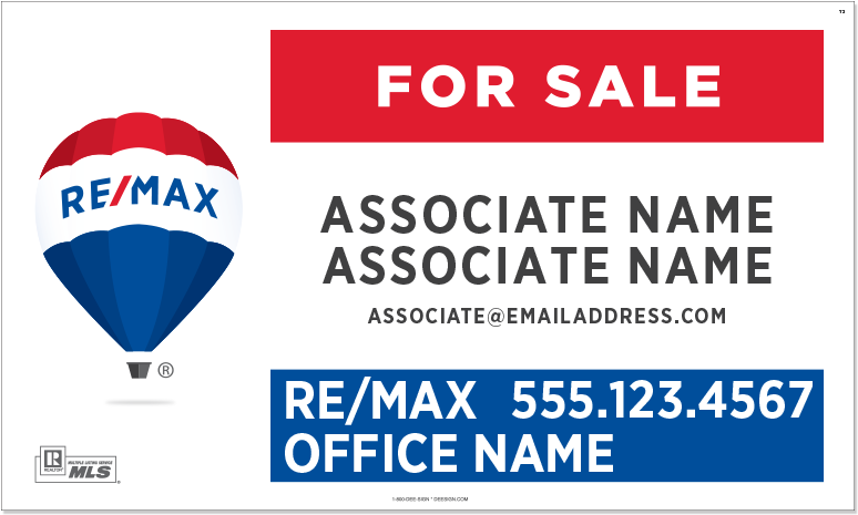 Remax Rs-18x30 3prm R - New Remax For Sale Sign (800x800), Png Download