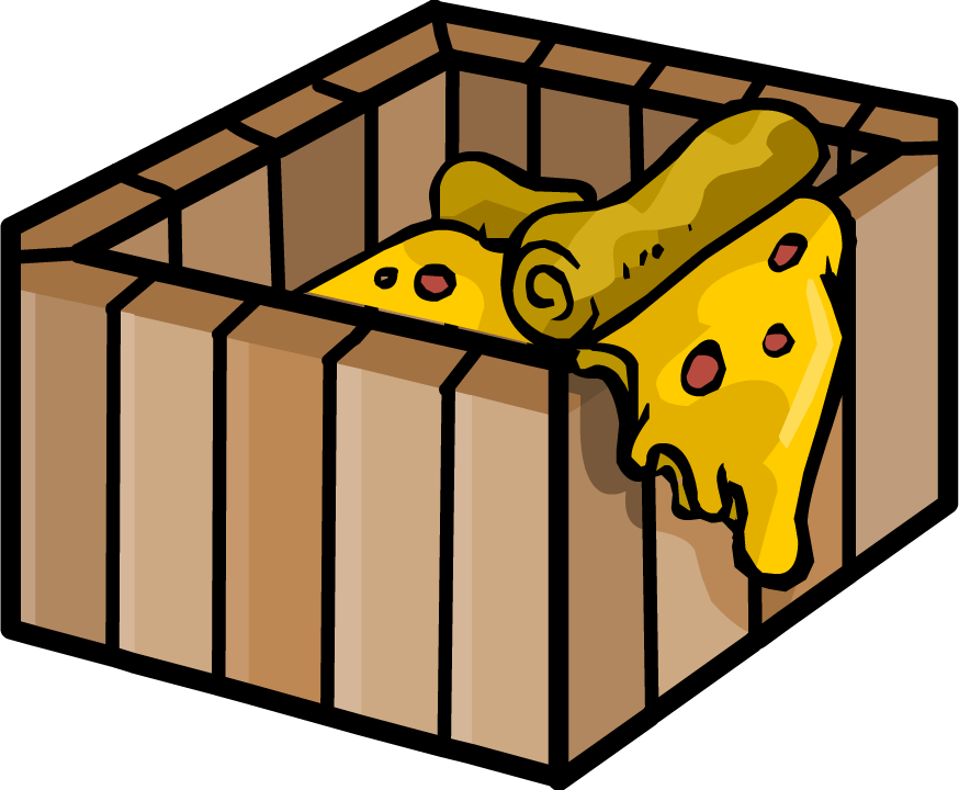 Mine Shack Pizza Plant Box - Club Penguin Pizza Furniture (874x720), Png Download