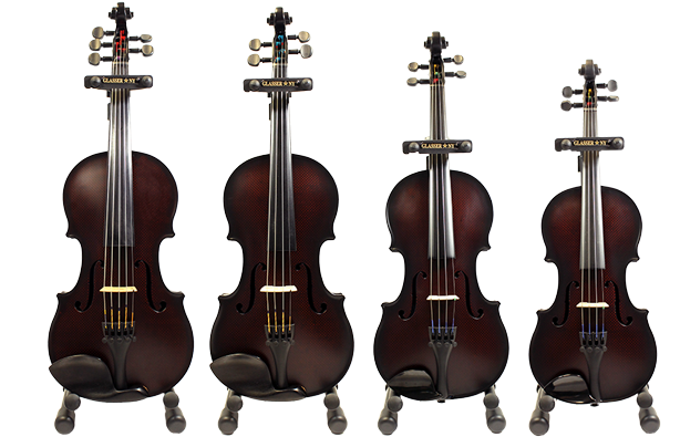 Violas - - Glasser Carbon Composite Violin (650x443), Png Download