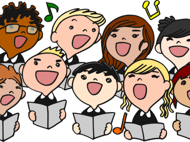Png Free Download Singing Singar Free On - Chorus Clipart (640x480), Png Download
