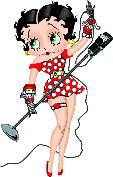 Betty Boop Pictures, Betty Boop Cartoon, Animated Cartoon - Feliz Cumpleaños Betty Boop (447x622), Png Download