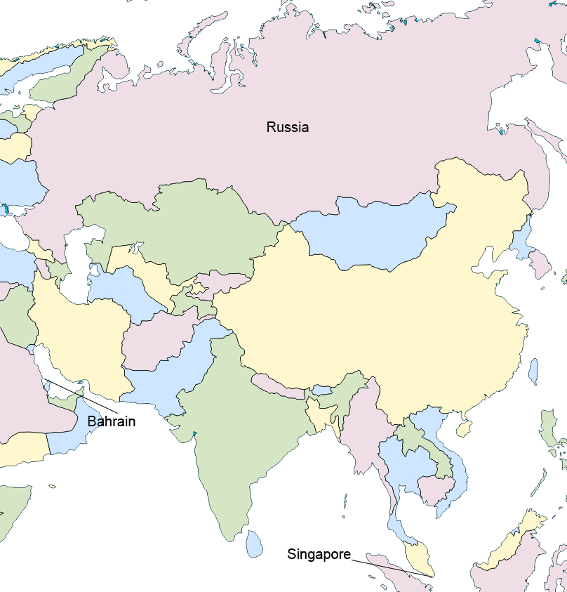 Russ Bah Sing - Map (808x843), Png Download