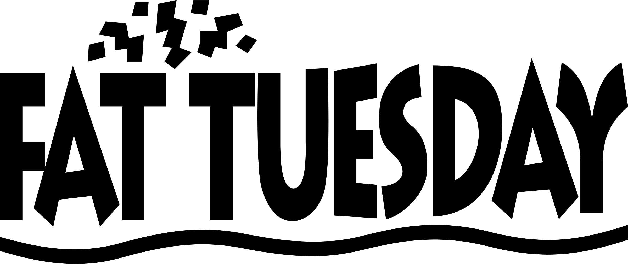 Fat Tuesday Logo Png Transparent - Fat Tuesday (2400x1011), Png Download