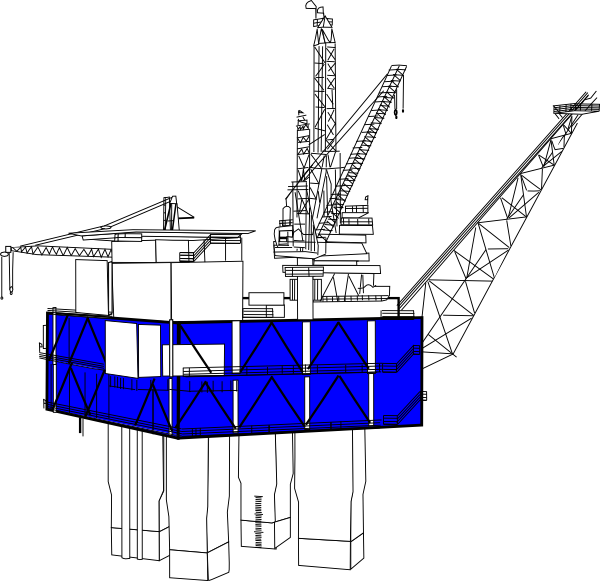 Oil Offshore Rig Png (600x581), Png Download