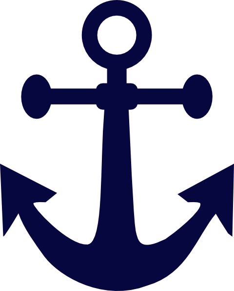 Navy Anchor Png Graphic Royalty Free - Navy Anchor Clipart (480x596), Png Download
