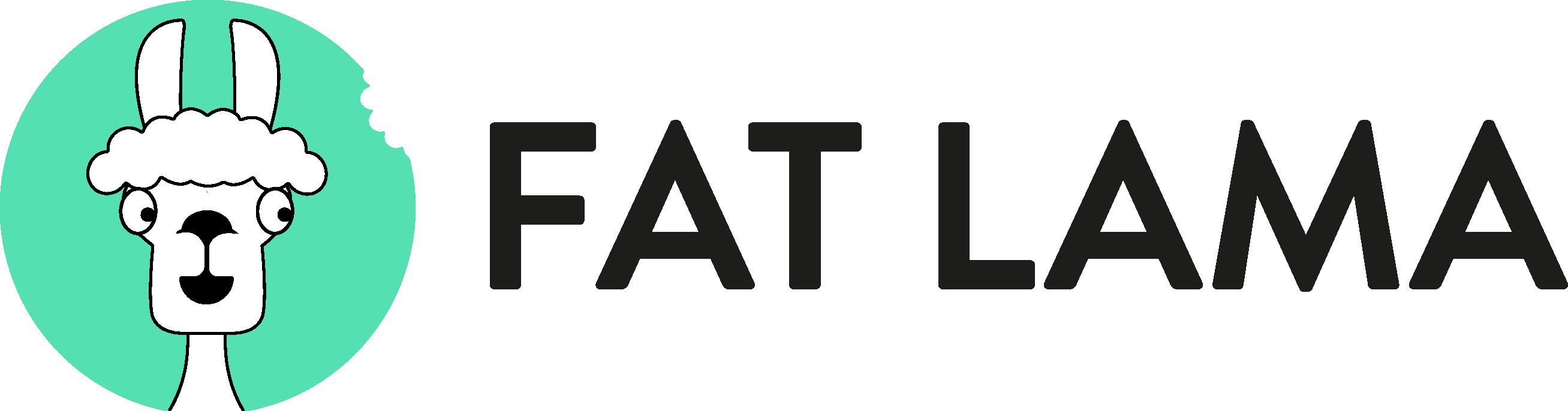 Company Of The Week - Fat Lama Logo Png (2615x686), Png Download