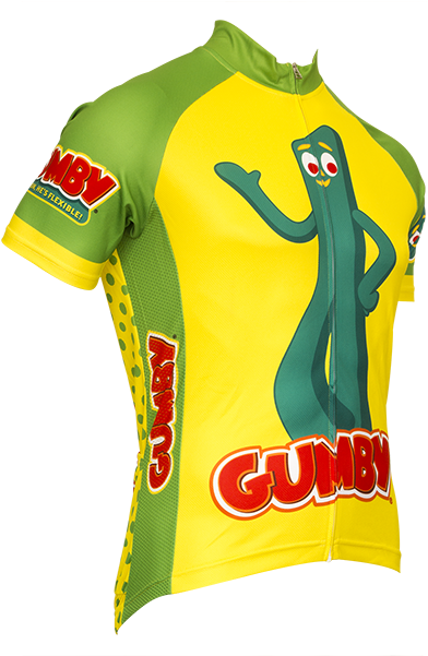 Men's Gumby Cycling Jersey - Sports Jersey (600x600), Png Download