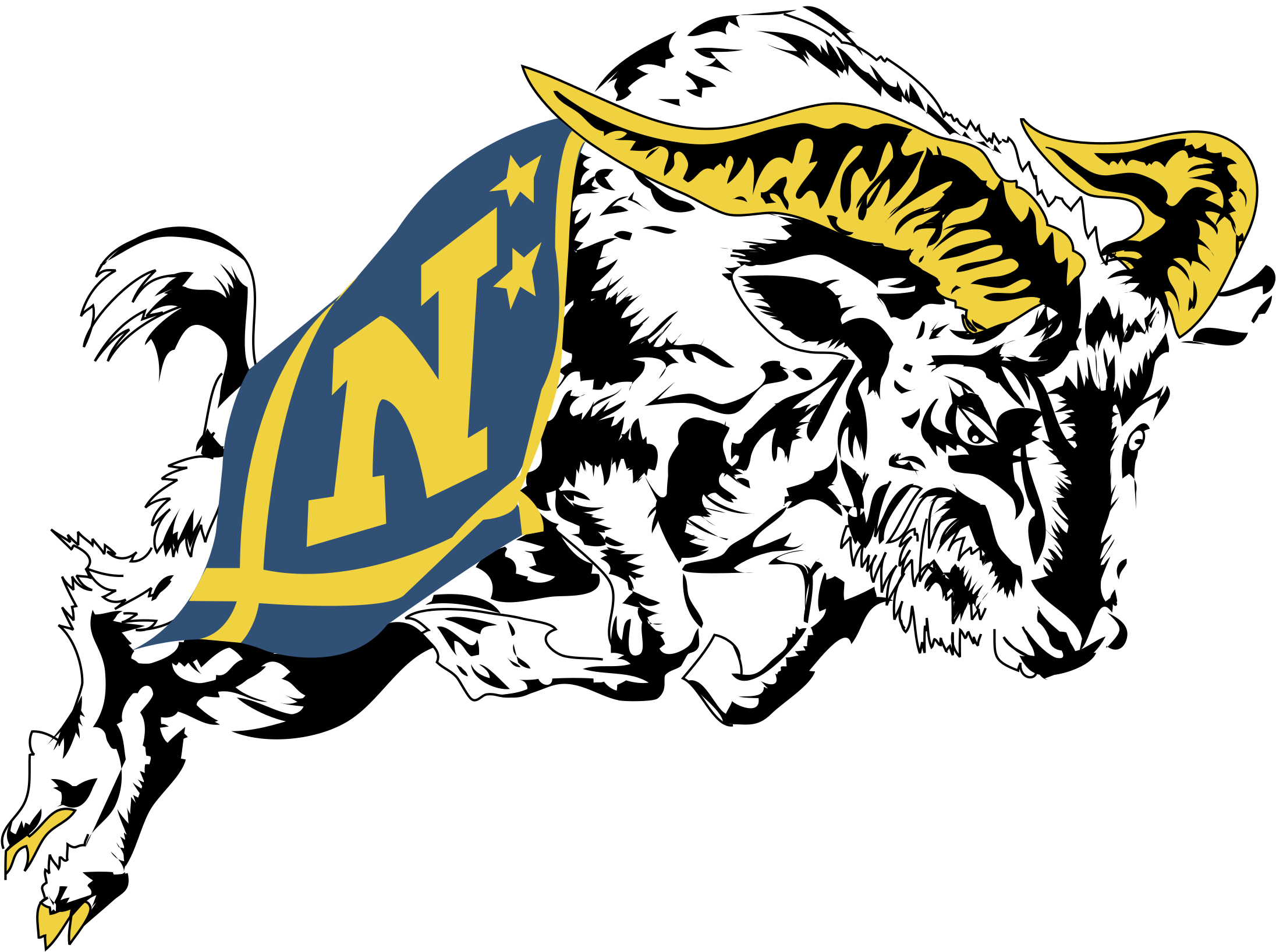 Navy Midshipmen Logo Png Transparent - Navy Football (2400x2400), Png Download