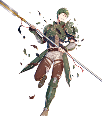 Full Injured Oscar - Oscar Fire Emblem Heroes (340x388), Png Download