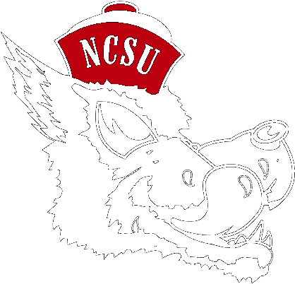 Sports - Nc State Wolfpack Old Logo (437x421), Png Download