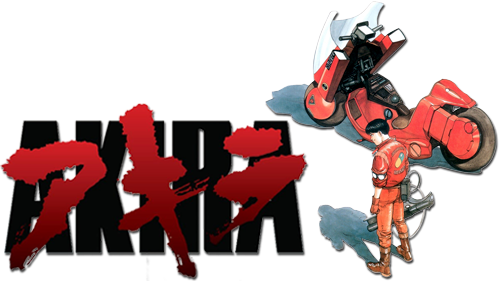 Akira Movie Otomo Adaptation - Kaneda Motorcycle Bike Akira Anime Manga Art 32x24 (500x281), Png Download