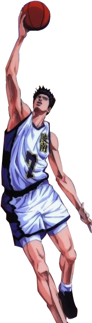 Render Photo Sendoh Shot - Slam Dunk Anime (300x674), Png Download