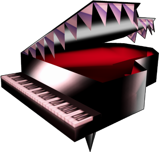 Download Zip Archive - Piano From Mario 64 (750x650), Png Download