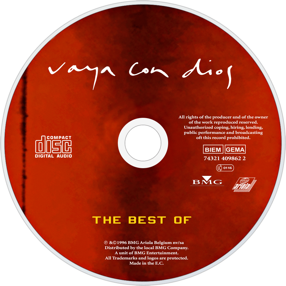 Vaya Con Dios The Best Of Cd Disc Image - Best Of Vaya Con Dios (1000x1000), Png Download