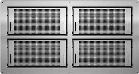 Smart Vent Multi-frame - Smart Vent 1540-511 Dual Function Double Stacker Block (700x350), Png Download