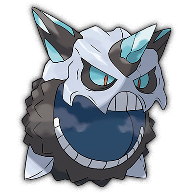 Mega Glalie - Glalie And Mega Glalie (400x480), Png Download