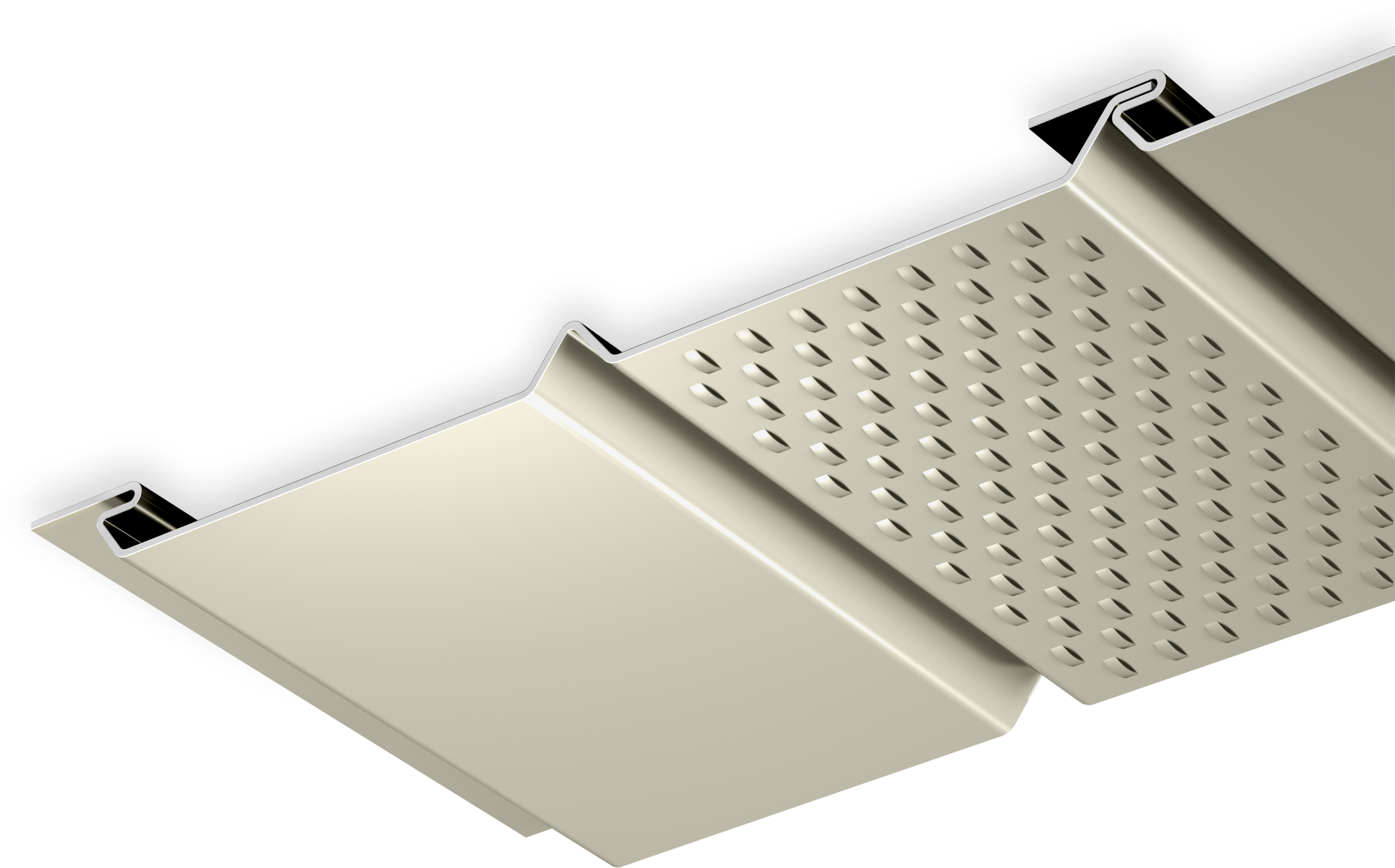 2016 Soffit Panels Pac-750 Half Vent - Soffit Panel Vented (2965x1953), Png Download