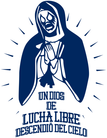 Dios De Lucha Libre - Unisex Clothing (429x550), Png Download