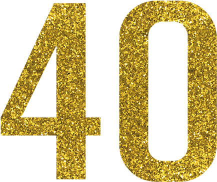 40 Gold Glitter Png (500x500), Png Download