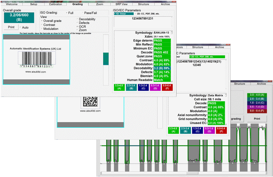 That Analyses The Barcode Long Barcode Png - Barcode Grade Verifier Software (900x584), Png Download